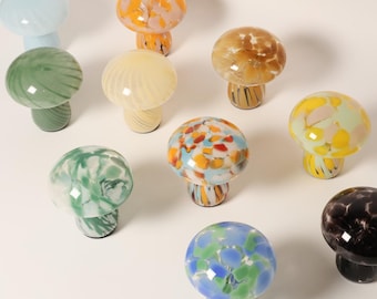 Mushroom Glass Lamp in Various Colours