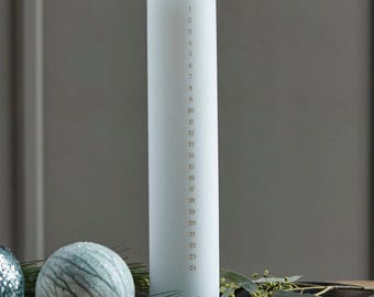 Christmas Advent Candle Forest Green
