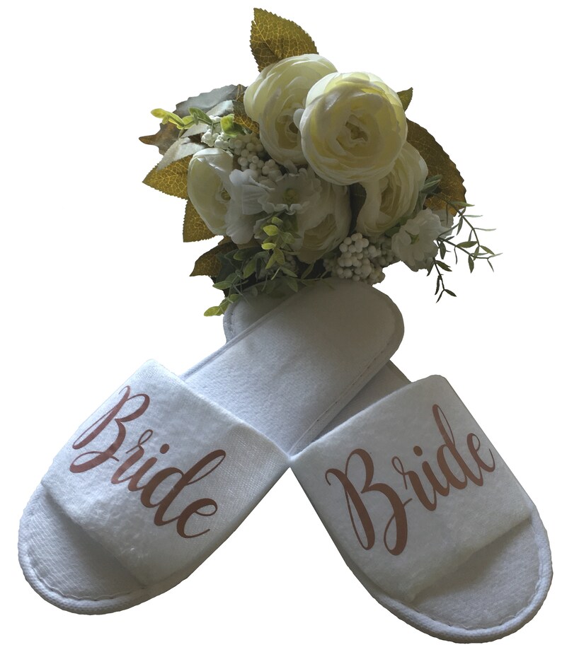 Personalised Bride Slippers Spa Day Slippers Personalised Etsy UK