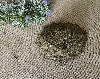 Organic lemon myrtle leaf 25g – backhousia citriodora loose leaf herbal tea, dried botanical infusion, eco friendly