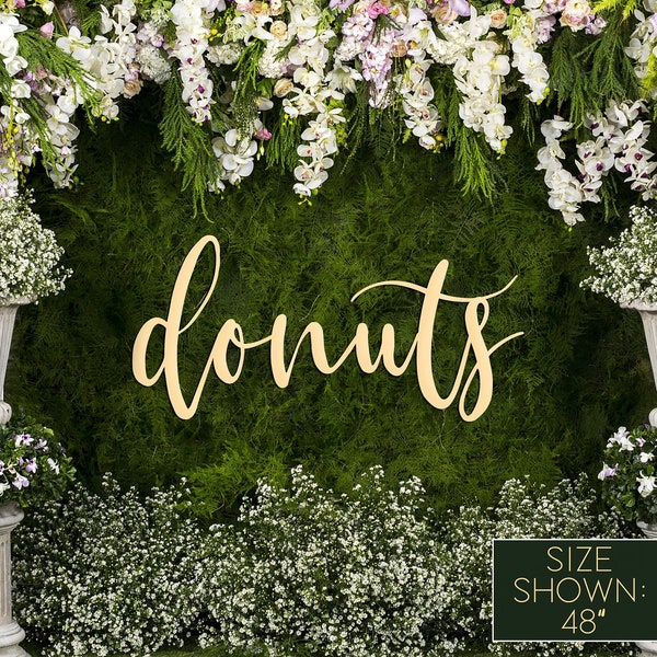 Donut Sign - Etsy