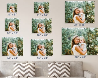 Canvas Prints, Photo To Canvas, Family Photos, Wedding Pictures, Custom Canvas, Wall Decor, Canvas Wall Art, Photography Print, Photo Canvas