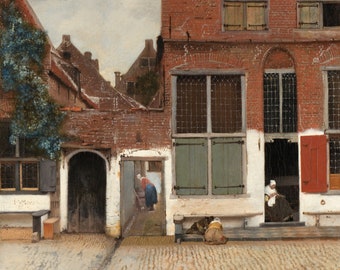 View of Delft by Johannes Vermeer Classic Fine Art Colorful Canvas Paper Print Wall Art Office Decor Home Decoration Gift Home Art