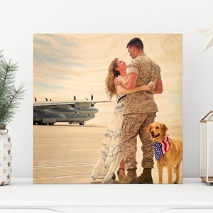 Mothers Day Gift From Husband, New Mom Gift, Personalized Mom Gifts, Mothers Day Picture Frame, Photo On Wood, Personalized Gift For Mom