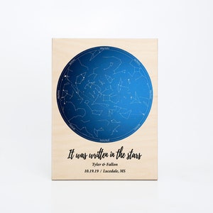 Custom Star Map, Constellation Chart, Map of the Night Sky, Custom Star Chart, Personalized Star Map, Constellation Map