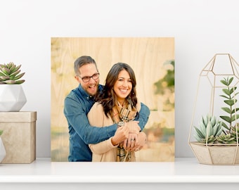 5th Anniversary Gift, Anniversary Photo on Wood, Wedding Picture on Wood, Wood Anniversary Gift, 5 Year Anniversary, Custom Anniversary Gift