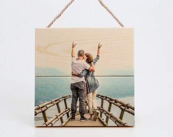 Photo on Wood Photo Pallet Photo Gifts Picture on Wood Personalized Gifts Prints on Wood Wood Picture Wood Print Mother's Day Gifts