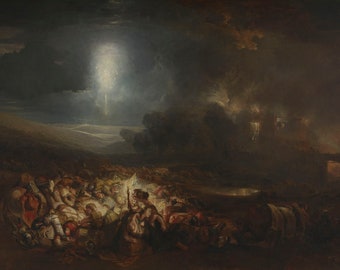 El campo de Waterloo por Joseph Mallord William Turner Impresión Artista original Pintura Reproducción Pintura al óleo Pinturas de alta calidad Impresión