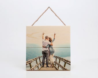 Wedding Gift, Personalized Gift, Engagement Photo on Wood, Gift for Couple, Gift for Her, Custom Gift, Gift for Bride, Rustic Wedding, Wood
