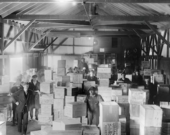 Prohibition Warehouse - Foto - Década de 1920 - Busto de cerveza - Bebida - Fotografía - Speakeasy - Cervecería - Decoración del bar - Man Cave - Contrabando