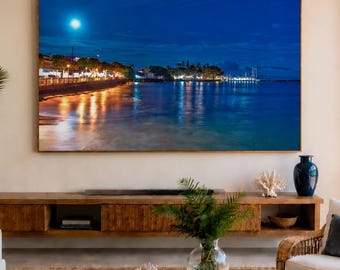 Lahaina, Hawaii Starlight por Chris Egan Fotografía Impresión Póster Lienzo o Papel Fotografía Fotografía Vida Silvestre Fotos Kauai Maui