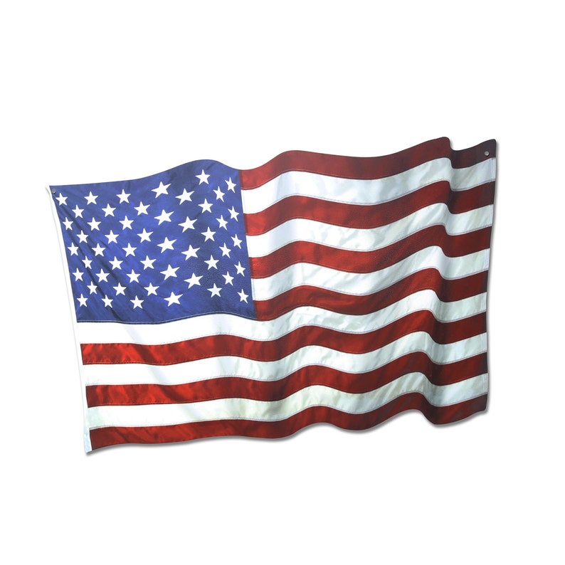 American Flag USA Plasma Cut Flag United States of America Etsy