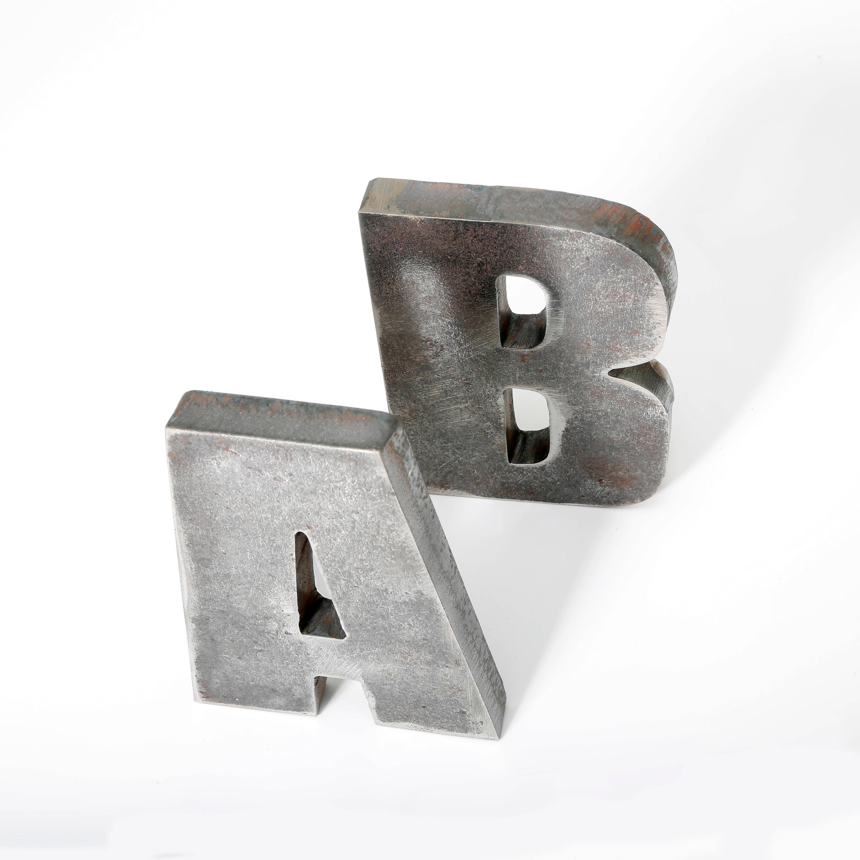Metal Letter CNC Plasma Cut 1/2 Inch Thick Steel Letters FAST Etsy UK