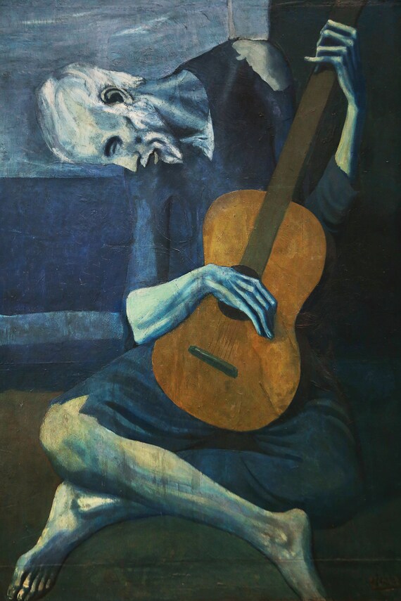 アート・デザイン・音楽 Van Gogh to Picasso Amazon.com: 2 Pack - Van Gogh Skeleton & The Old Guitarist