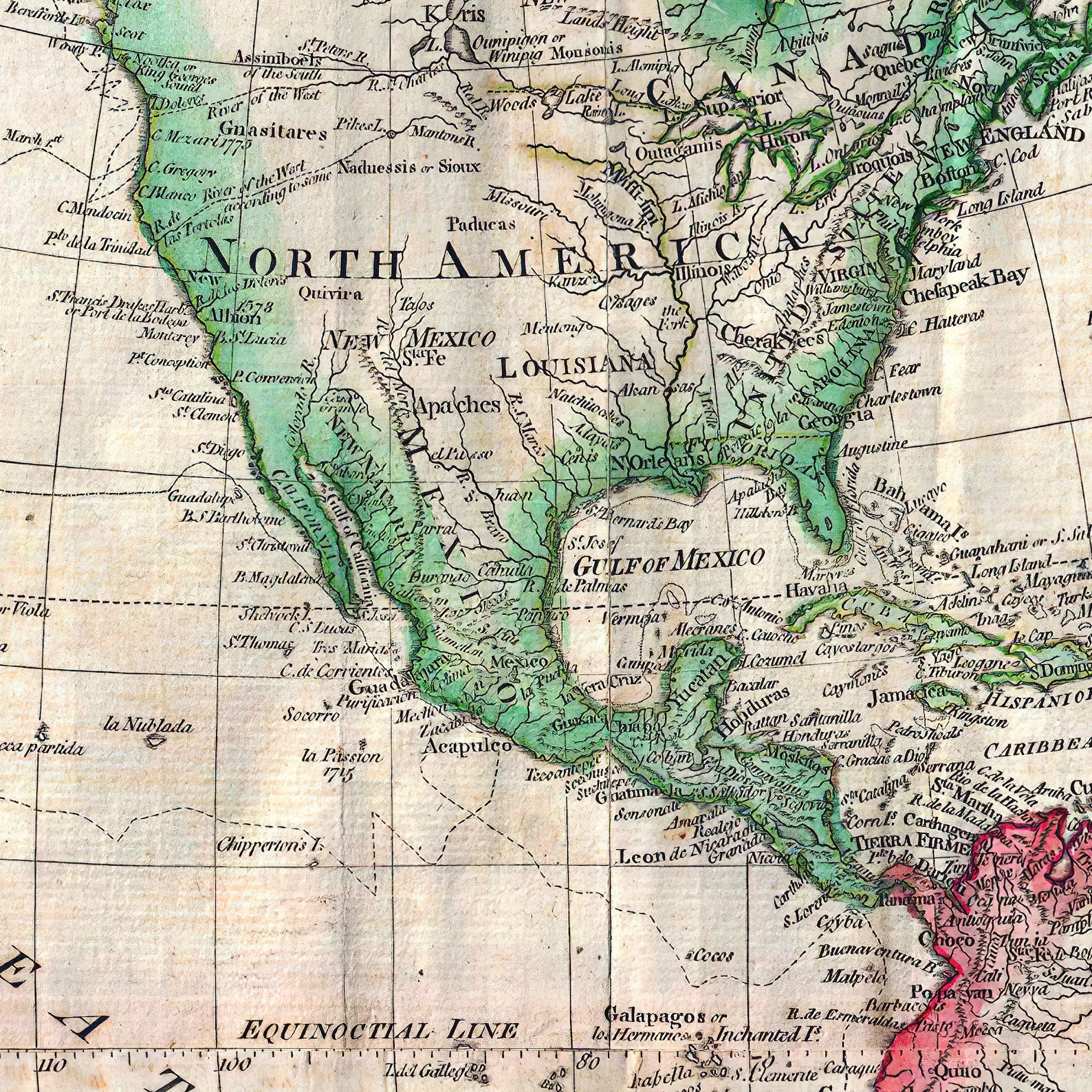 World Map of 1794 Wall Art Paper Canvas Vintage World Map - Etsy México