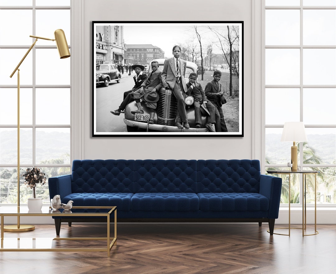 African American Photo, Three Boys on Car, Easter Morning, South Side ...