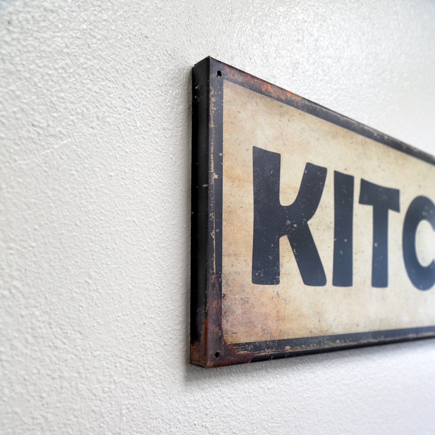 Handcrafted Vintage Kitchen Aluminum Sign 36 X - Etsy
