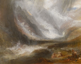 Vallee Aoste de Joseph Mallord William Turner Impresión Artista original Pintura Arte Impresión Reproducción Impresiones Pintura al óleo Alta calidad