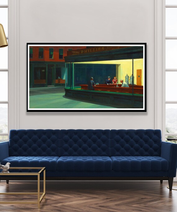 ナイトホークス エドワード・ホッパー 絵画 プリント 複製 壁アート