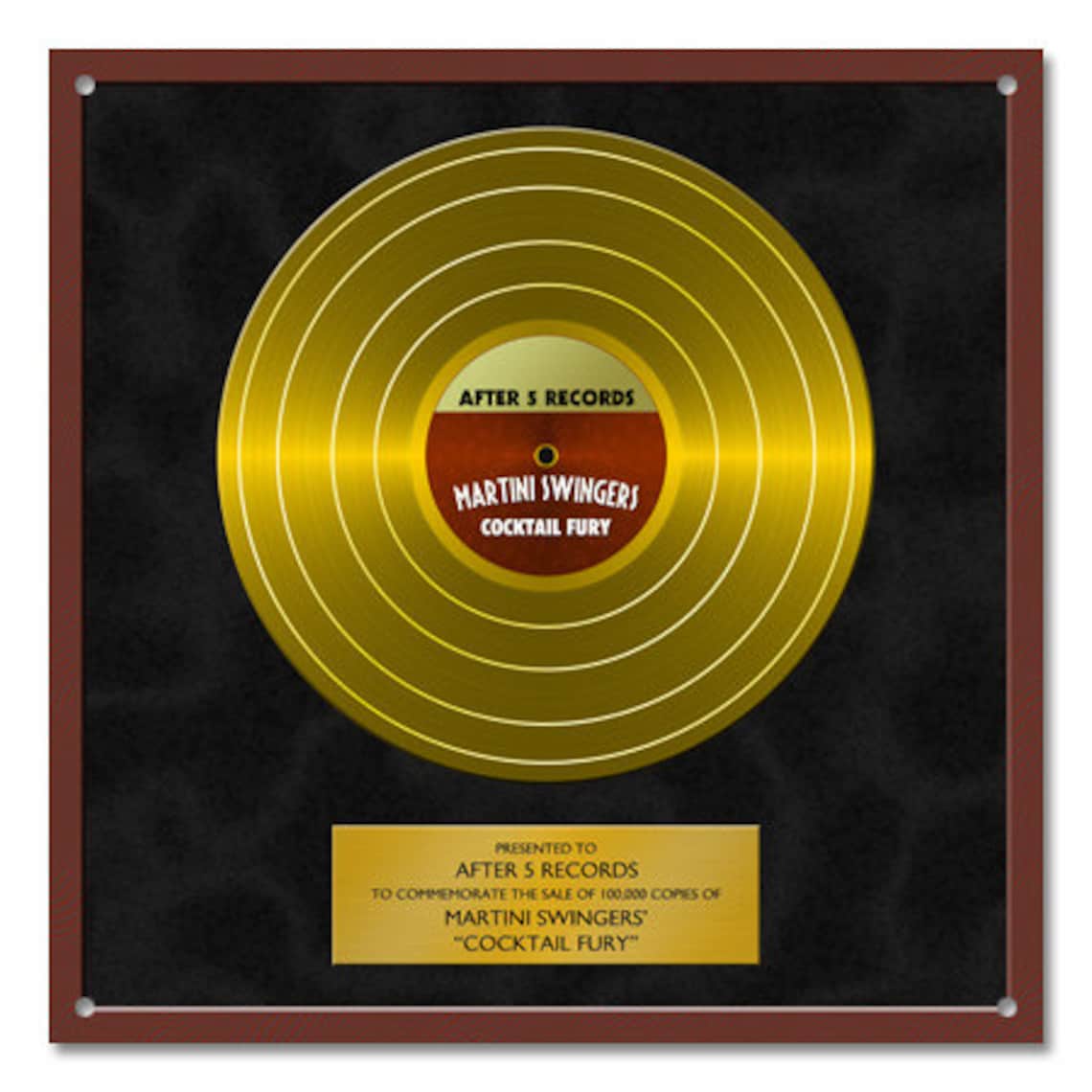 Personalized Record Metal Sign Custom Music Plaque Record Etsy