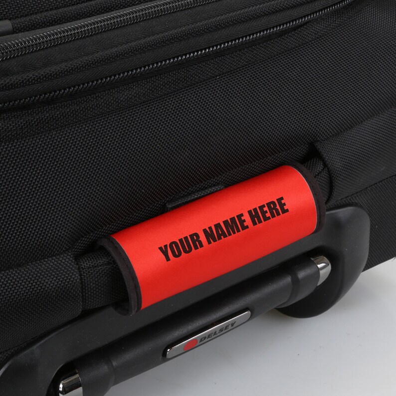 Personalized Luggage Handle Wrap Personalized Bag Handle Wrap Etsy