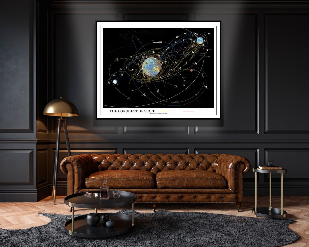 The Conquest of Space Most Important Missions 1957-1969 NASA Print ...