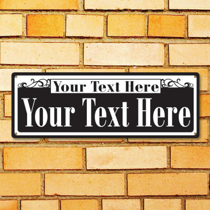 New Orleans Style Personalized Street Sign Your Text Here Etsy
