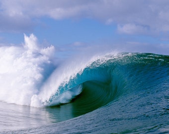 Hawaii Wave Ocean door Dan Merkel Photography print poster canvas of papier print kunst foto natuurfotografie wildlife foto's Kauai Maui