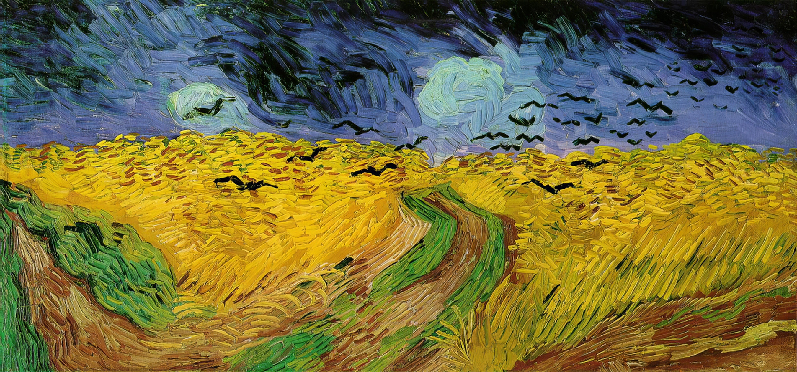 Vincent Van Gogh Campo de trigo con cuervos 1890 pintura Etsy Vincent Van Gogh Campo de trigo con cuervos 1890 pintura Etsy