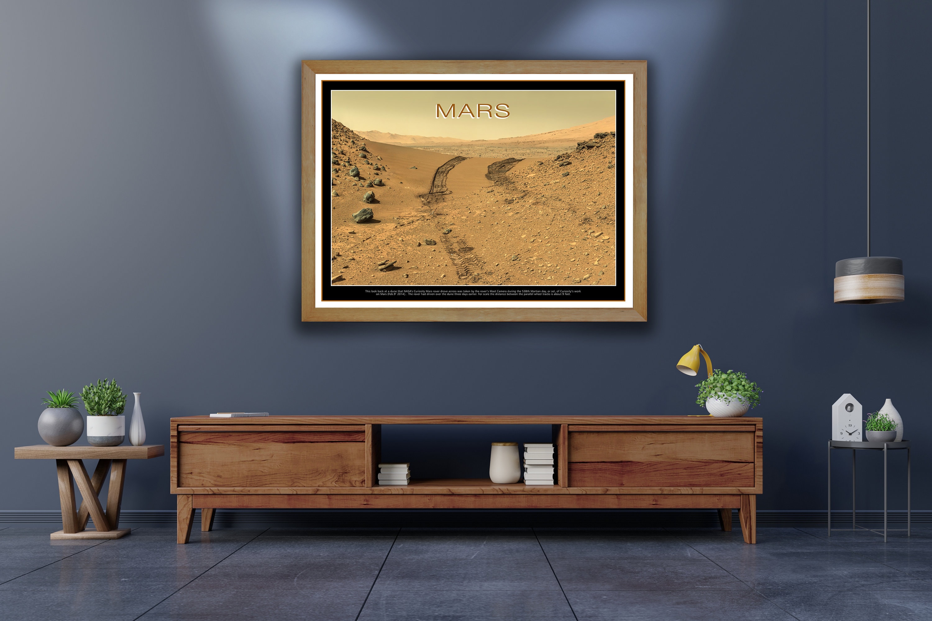 Mars NASA Print Space Planet Poster Nature Art Print Modern Minimalist ...