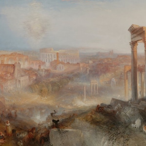 Modern Rome Campo Vaccino by Joseph Mallord William Turner Print Original Artist Painting Reproduction Oil Painting High Quality Paintings