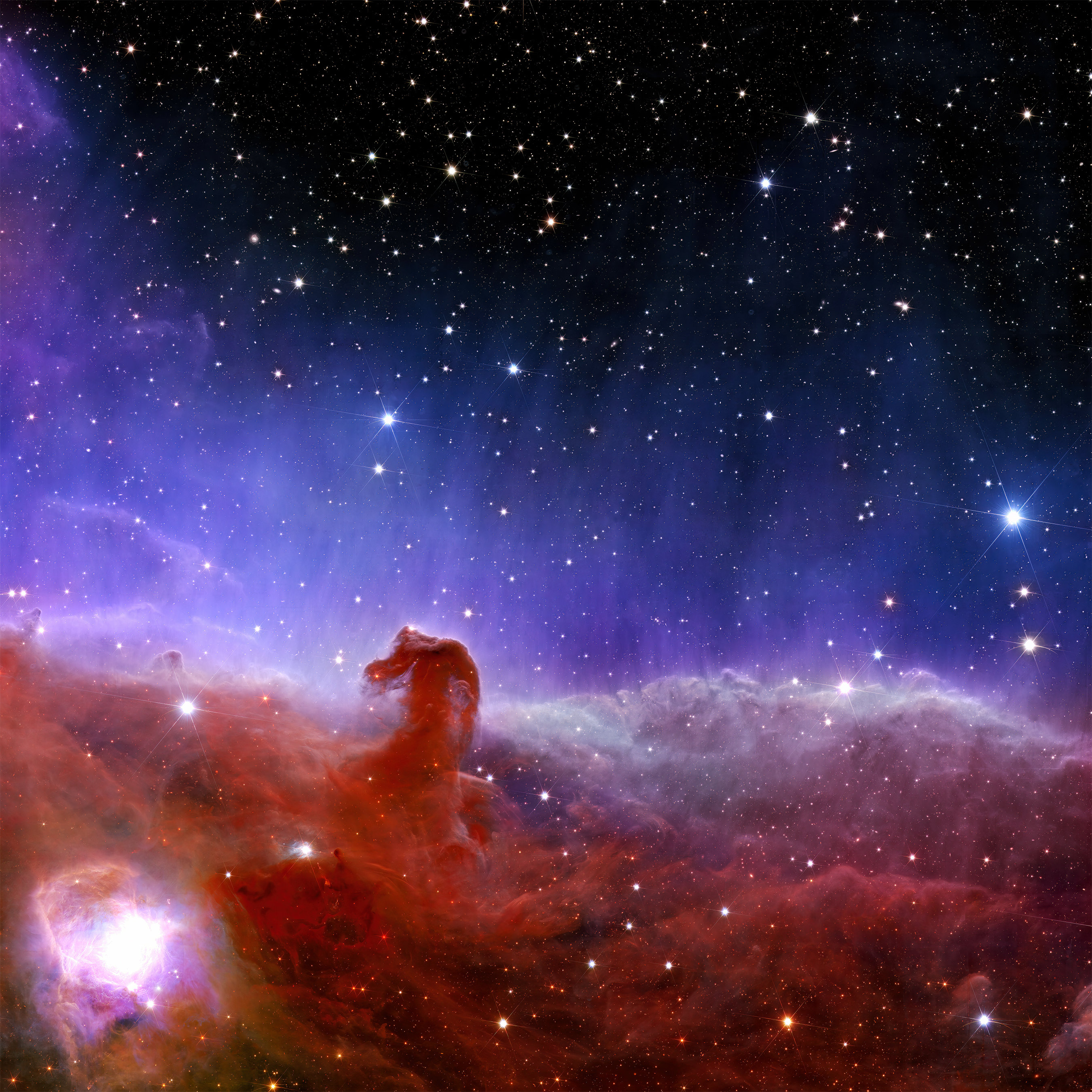 James Webb Mgławica Głowa Konia Kosmiczny Teleskop Mgławica NASA