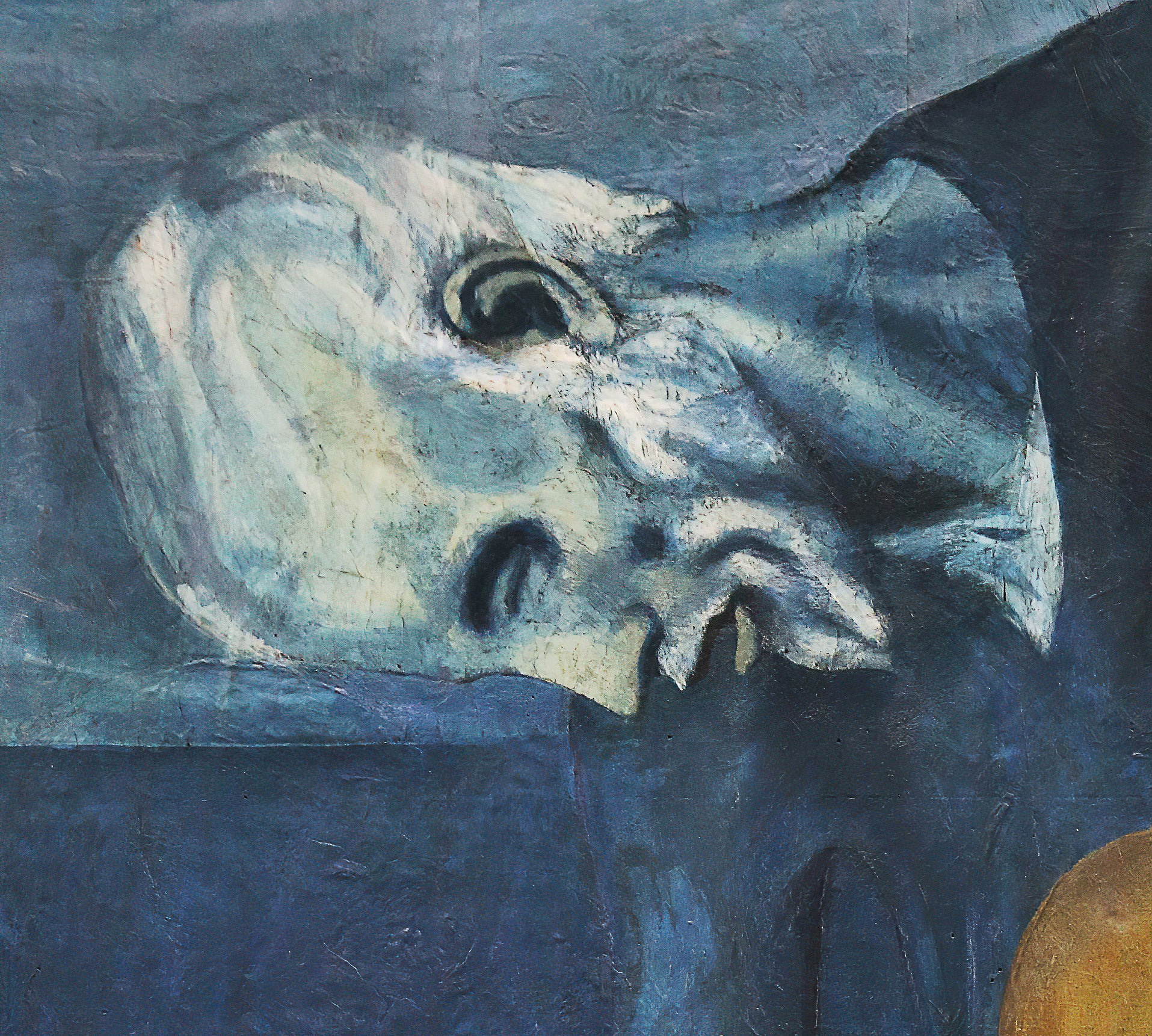 Pablo Picasso Old Guitarist Painting Print Reproduction Wall | Etsy