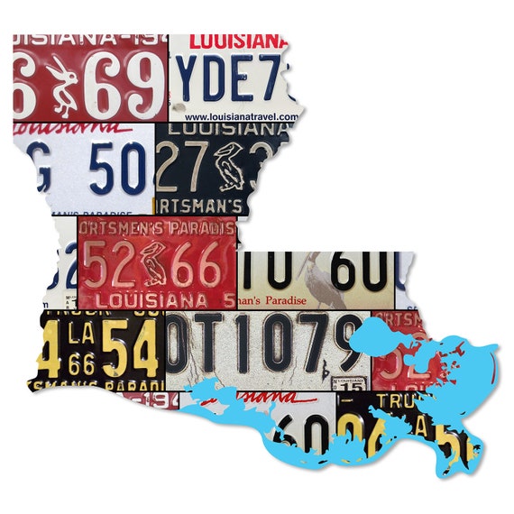 Louisiana License Plate Stickers Cajuns Louisiana License Plate Sticker – Sentinel Supply