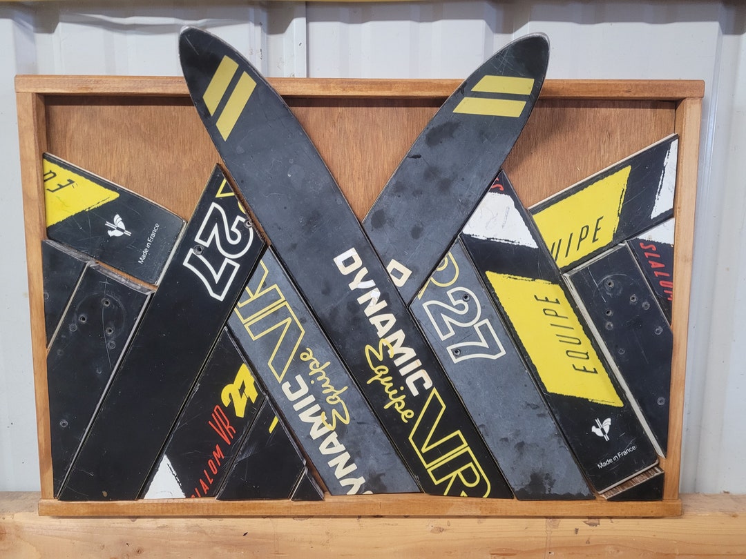 Skiscapes Unique Wall Art Crafted From Vintage Dynamic Skis Etsy
