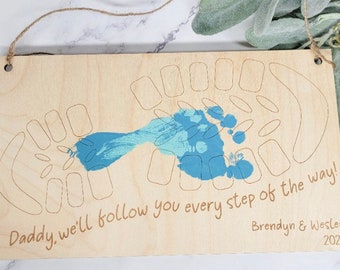 Father’s Day // DIY footprint // DIY Father’s Day gift // DIY Paint