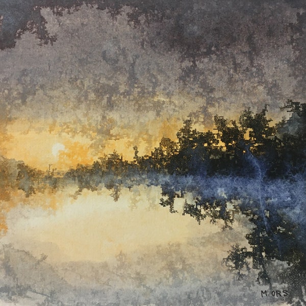 Canvas Board Painting Etsy