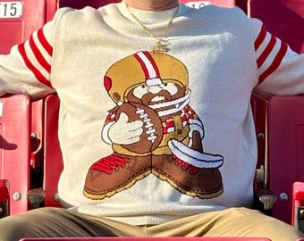 San Francisco 49ers Vintage 90s Game Day Leather Jacket - Game Day