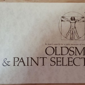 ORIGINAL 1979 Oldsmobile All Models Trim & Paint Chip Selections Folder 1B101