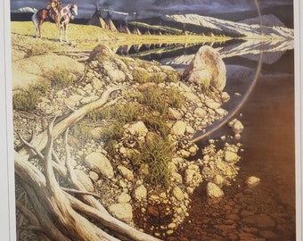 THE SENTINEL Art Print Bookplate Painted by Bev Doolittle  – Wall Art BD47
