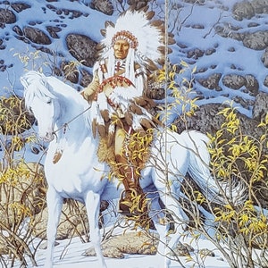 Bev Doolittle “(LARGE) EAGLE HEART” Bookplate Print Wall Art BD46
