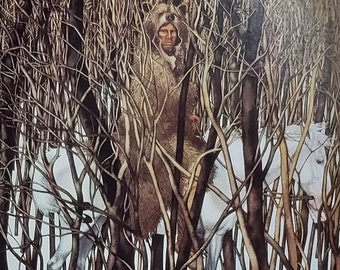 Bev Doolittle “ SURPRISE ENCOUNTER” Bookplate Print Wall Art BD14