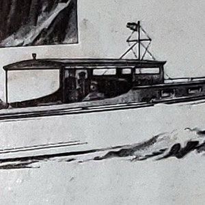 Rare 1931 CHRIS-CRAFT Family Cruiser Print Ad from National Geographic Magazine 1RT49