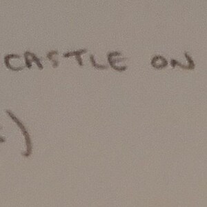 May include: Handwritten text on a white background. The text reads "DAKOTA 3, NEWCASTLE ON TYNE U.K., 1960 (JERSEY AIRLINES)". The text is in black ink and appears to be a note or a record.