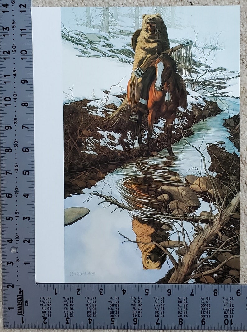 Bev Doolittle “SPIRIT of THE GRIZZLY” Bookplate Print Wall Art BD41 ...