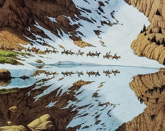 Bev Doolittle “SEASON Of THE EAGLE” Bookplate Print Wall Art BD26