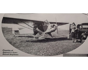 1939 TAYLORCRAFT AVIATION CORPORATION  Alliance Ohio Print Ad 1B67