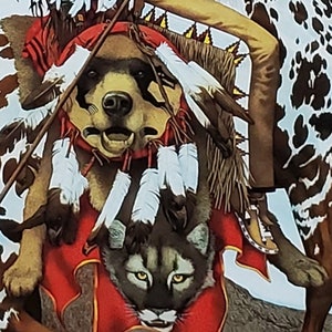 Pair of Bev Doolittle “GUARDIAN SPIRIT” Bookplate Prints Wall Art BD42