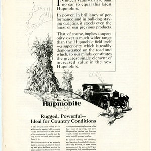1924 Hupmobile Touring Car  Print Ad  2A016