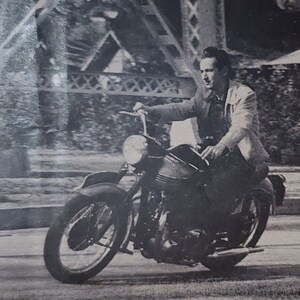 1954 TRIUMPH Super Sports TIGER 110  Motorcycle Road Test from Cycle 1MC33